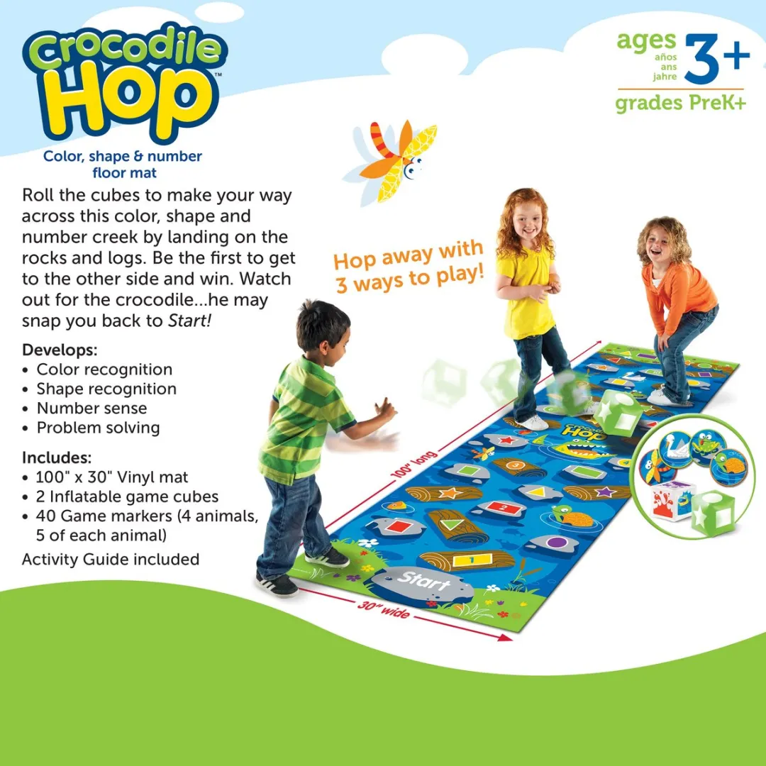 Learning Resources Crocodile Hop! Spel - 40 Kaarten