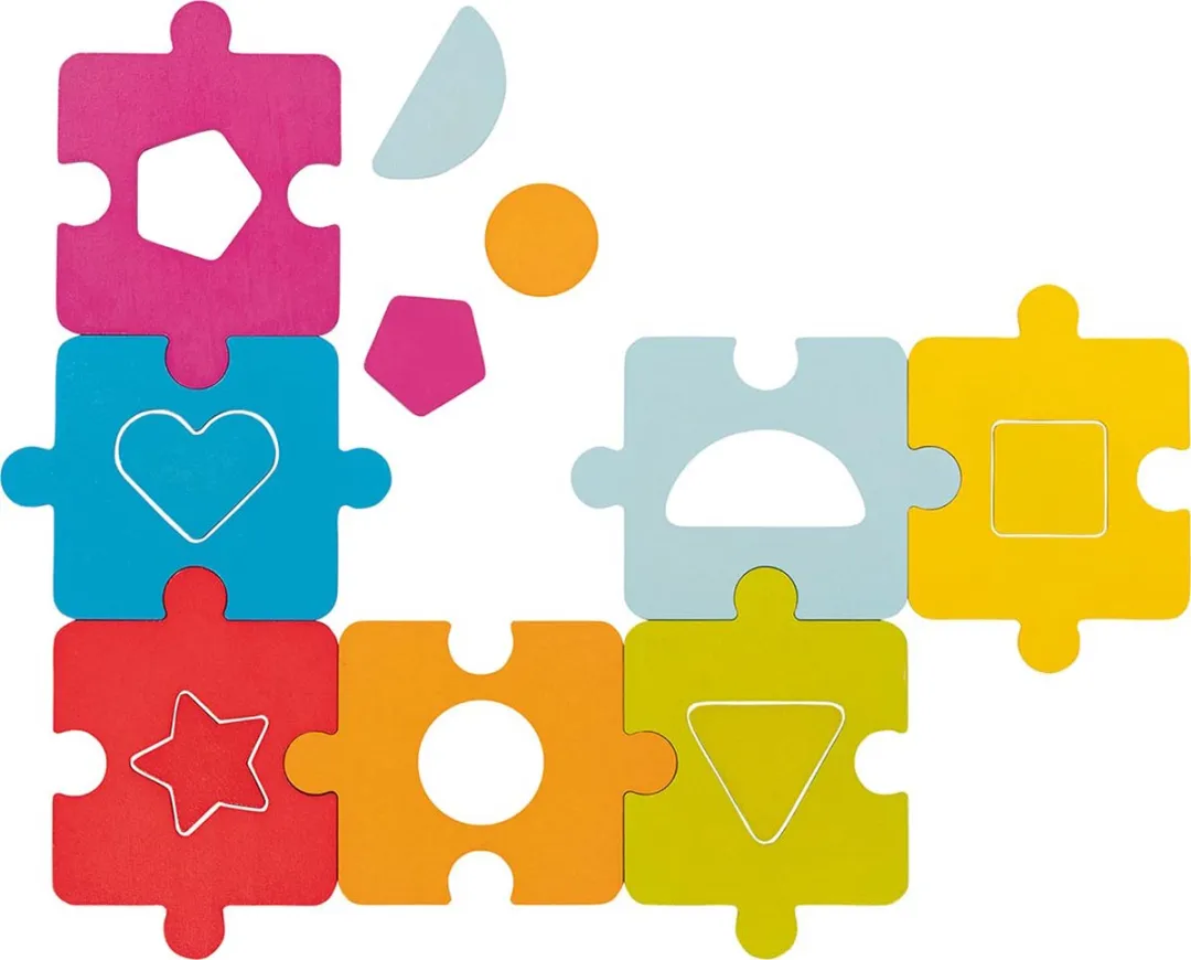 Goki Sorteerbord Kleuren Vormen Puzzels 57694