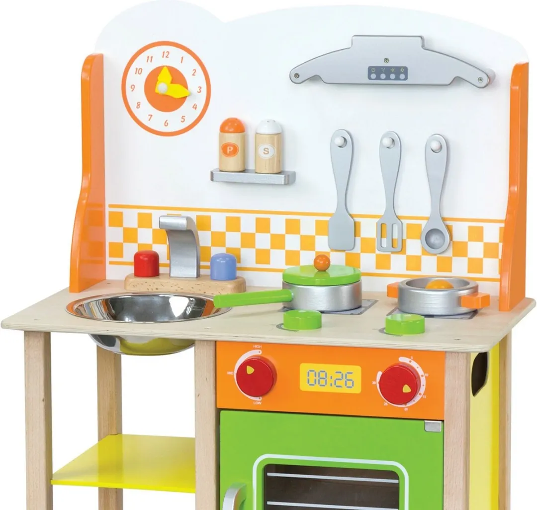 Viga Toys Houten Kinderkeuken Du Soleil - Multikleur