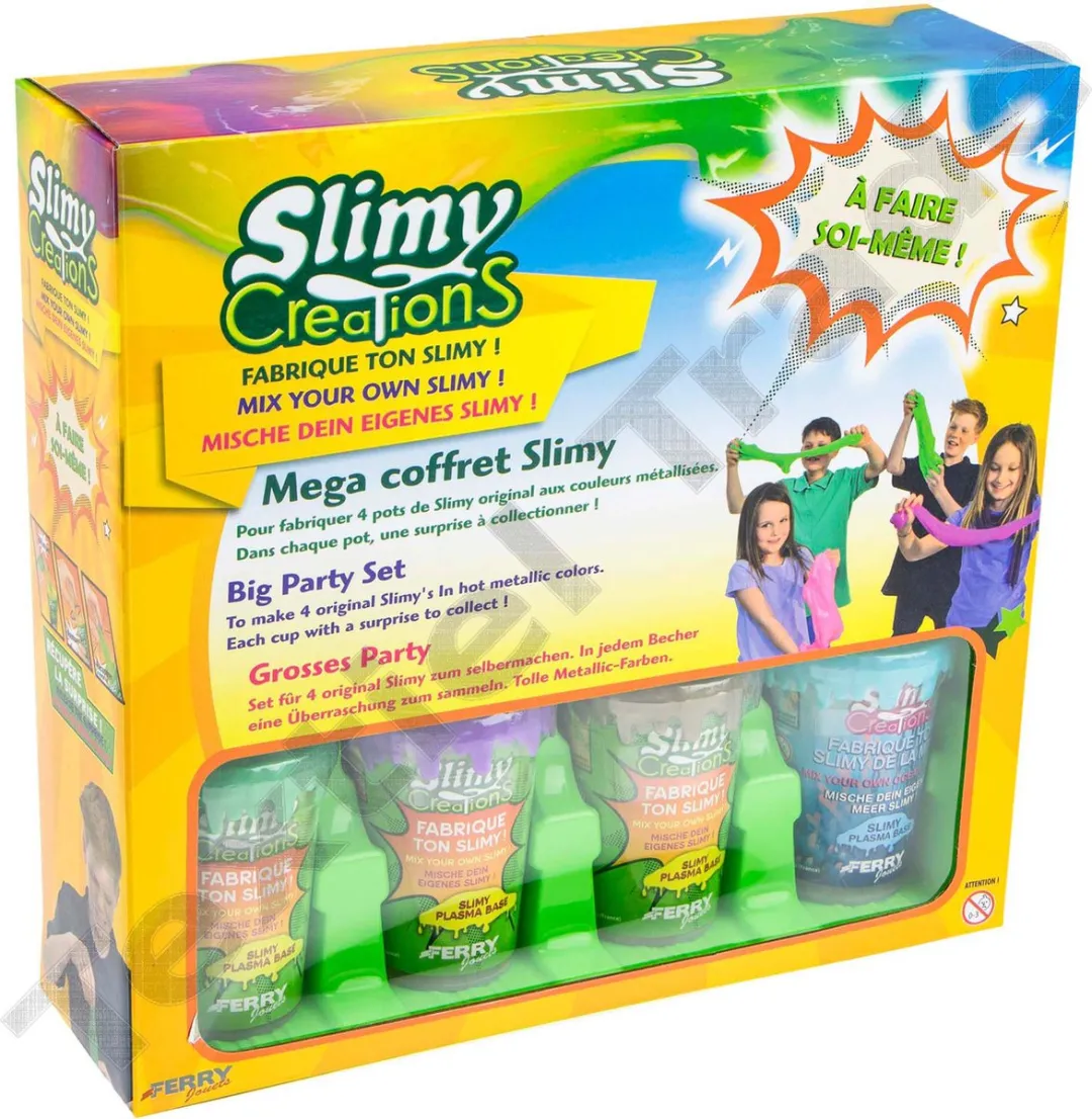 Jonotoys Maak Je Eigen Slimy Creations DIY - 6-delig Multicolor