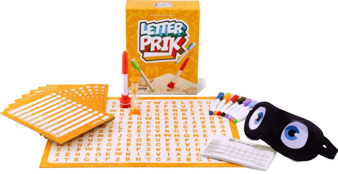 Pingion Games - Letterprik - Bordspel - Voor het hele gezin - Familiespel - Cadeau - Gezelschapspel