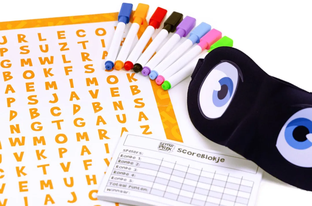 Pingion Games - Letterprik - Bordspel - Voor het hele gezin - Familiespel - Cadeau - Gezelschapspel