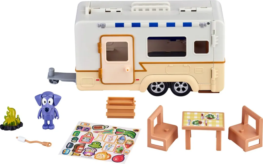 Moose Toys BLUEY Kampeeravonturen Speelset MS13086 - Multikleur