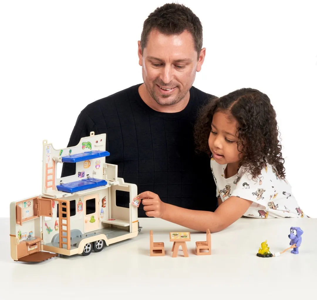 Moose Toys BLUEY Kampeeravonturen Speelset MS13086 - Multikleur