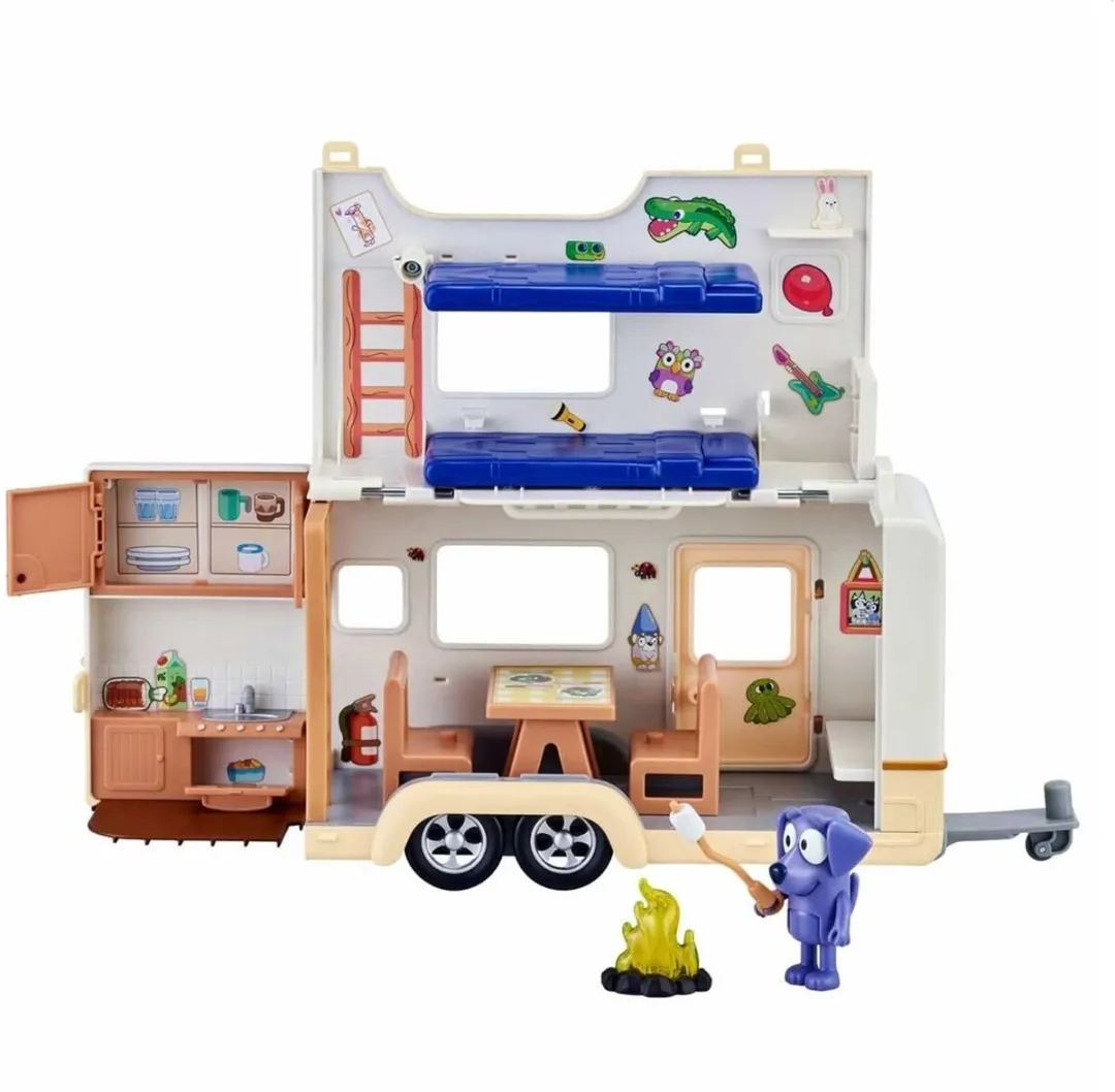 Moose Toys BLUEY Kampeeravonturen Speelset MS13086 - Multikleur