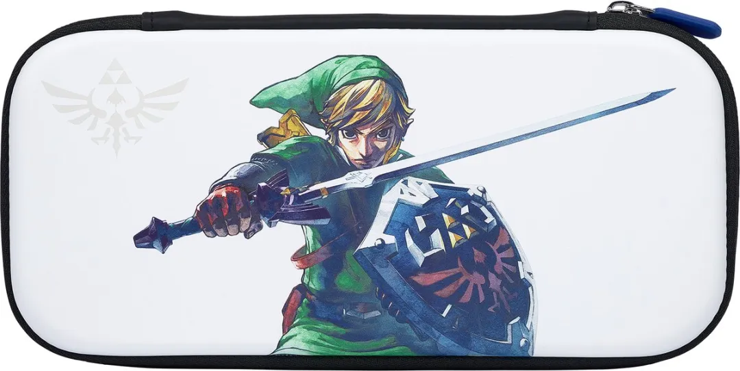 PowerA Slanke Bescherm/Consolehoes voor Nintendo Switch OLED, Nintendo Switch of Nintendo Switch Lite - Master Sword Defense