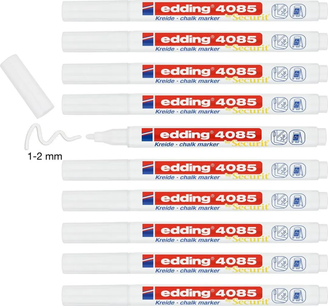 edding 4085 Krijtmarker Wit