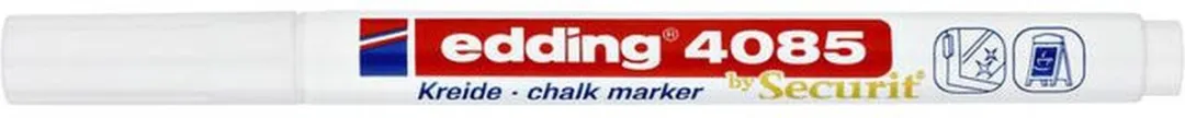 edding 4085 Krijtmarker Wit - 10 Stuks