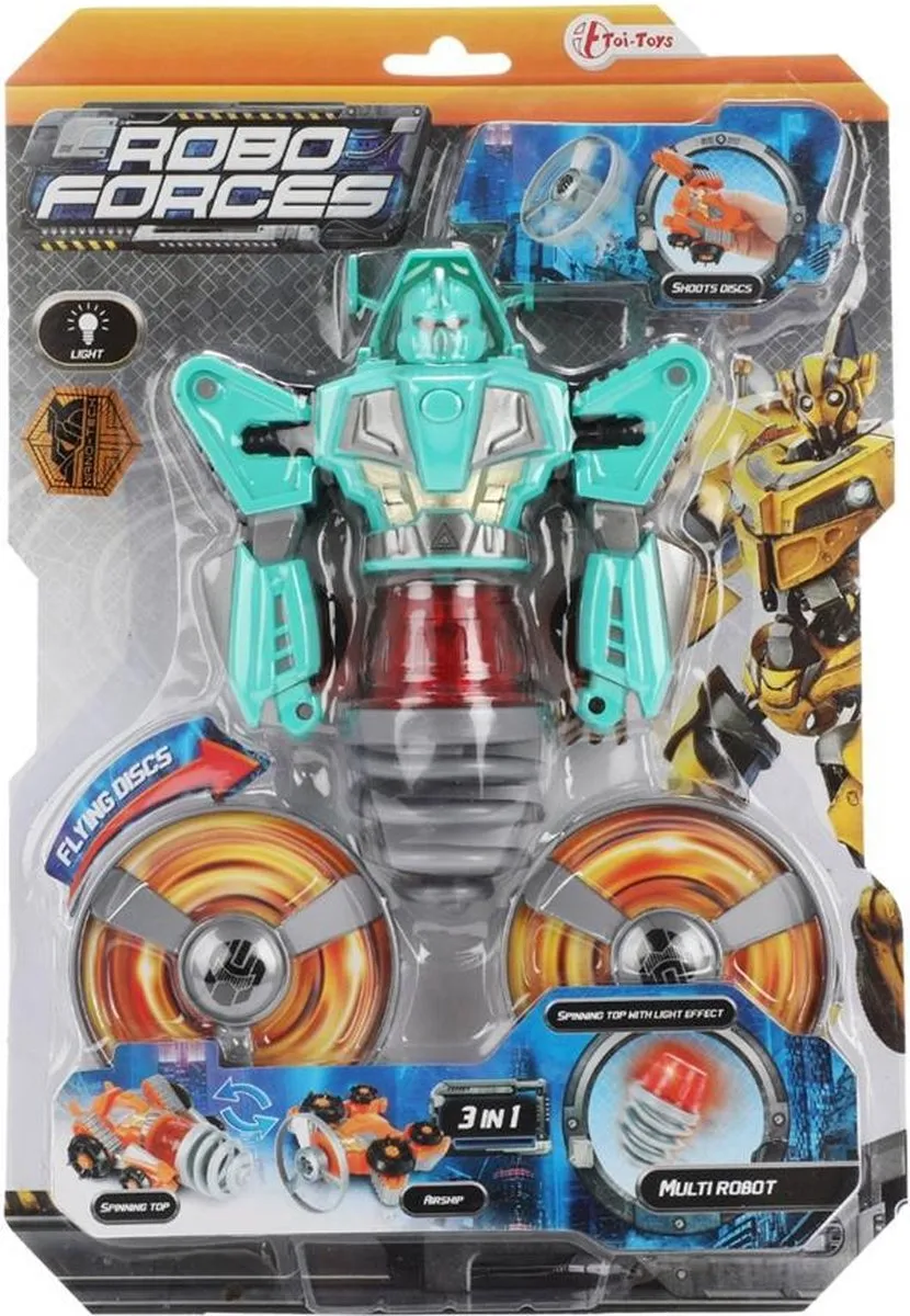 Toi-Toys Veranderrobot Auto/Vliegtuig Multicolor