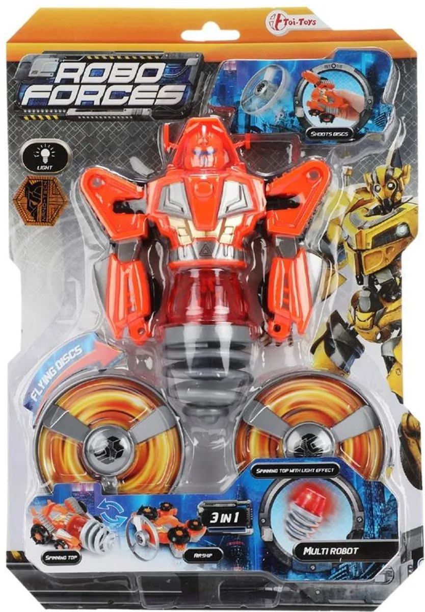 Toi-Toys Veranderrobot Auto/Vliegtuig Multicolor