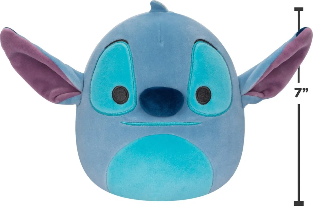 Squishmallows Disney Stitch Pluche - 35cm - Blauw/Multi