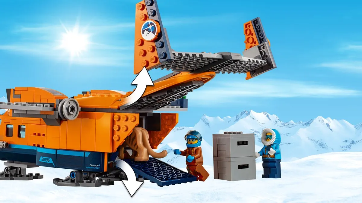 LEGO City Bevoorradingsvliegtuig 60196 - 707 Stukken