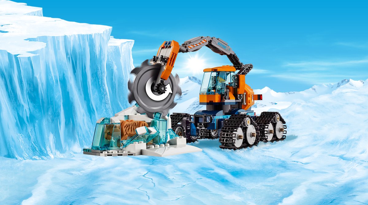 LEGO City Bevoorradingsvliegtuig voor de Noordpool (60196)