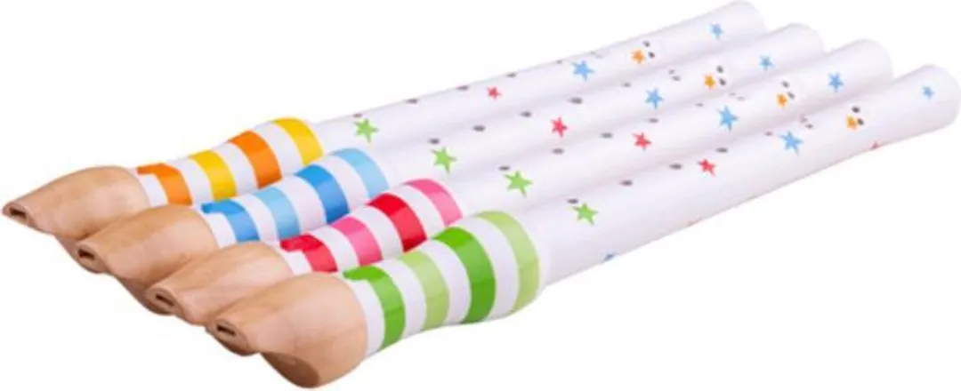 BIGJIGS Blokfluit 12-delig - Meerdere kleuren