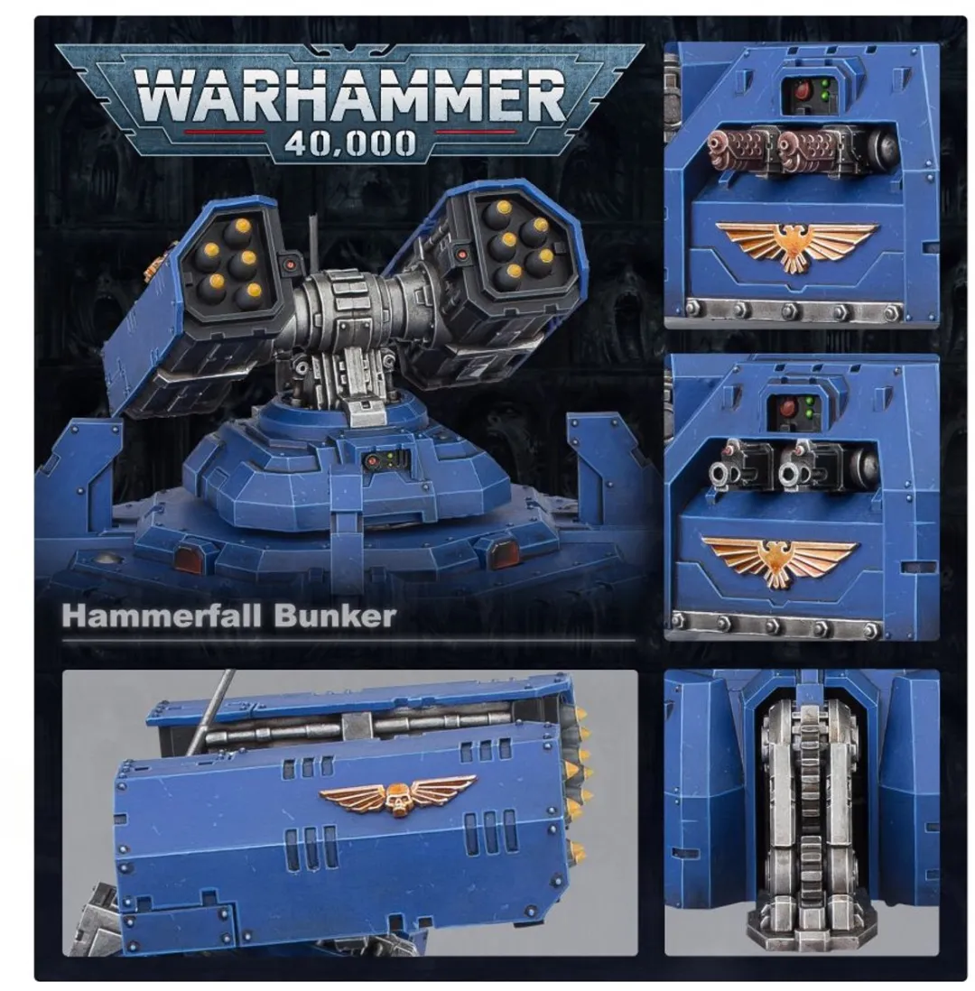 Games Workshop Space Marines Hammerfall Bunker - 64 Onderdelen