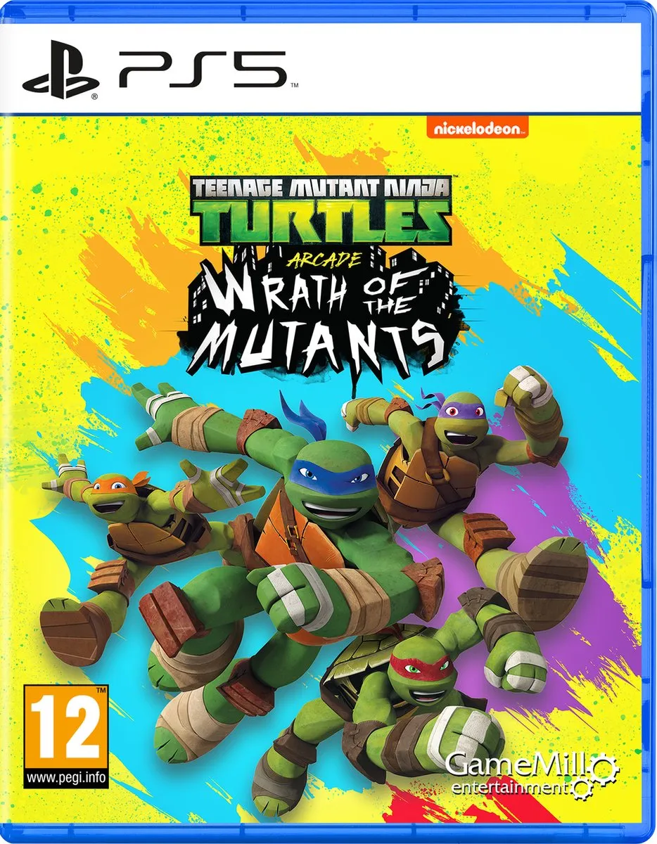 Mindscape Teenage Mutant Ninja Turtles Arcade Wrath of the Mutants PS5 - 4 Spelers Offline