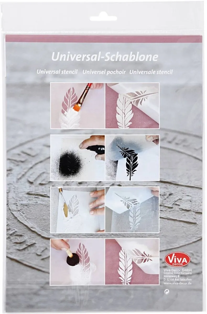 Viva Decor Flexibel Tekensjabloon Engel A4