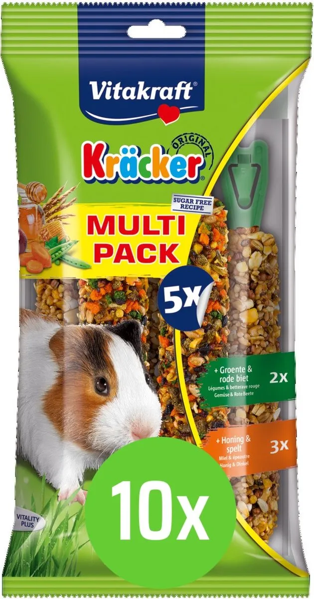 Vitakraft Honing/Groentekräcker Cavia Voordeelpak 50 Stuks