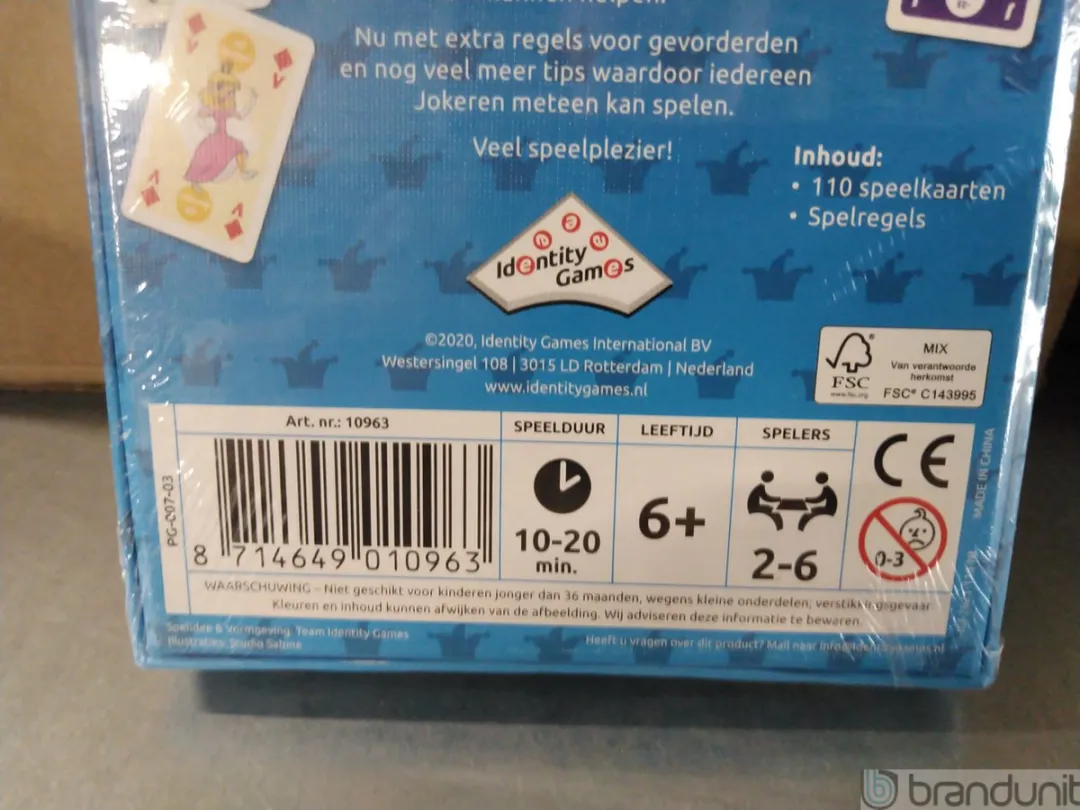 Identity Games Jokeren Kaartspel 10963 - 2-6 Spelers