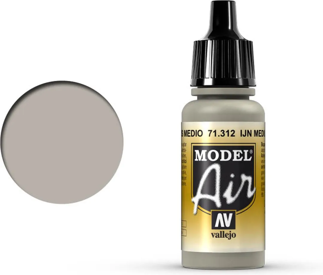 Vallejo Model Air IJN Medium Grey Acrylverf 17ml