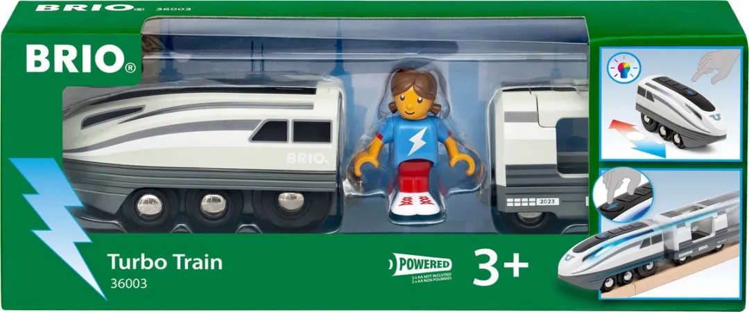 BRIO World Turbotrein 36003 - Grijs