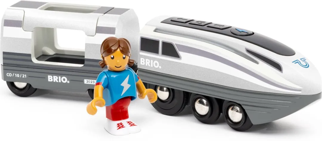 BRIO World Turbotrein 36003 - Grijs