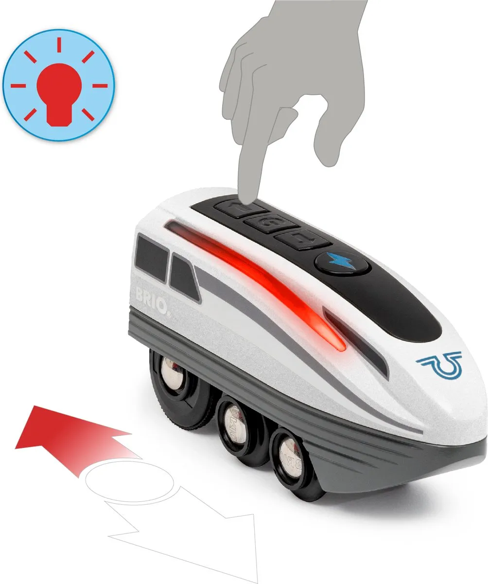 BRIO World Turbotrein 36003 - Grijs
