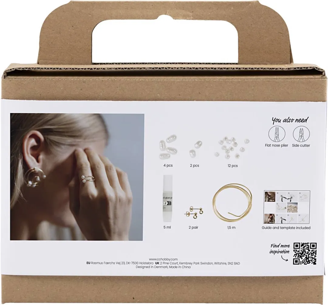 Creativ Company Mini Hobbyset Oorbellen Metaaldraad - Multikleur