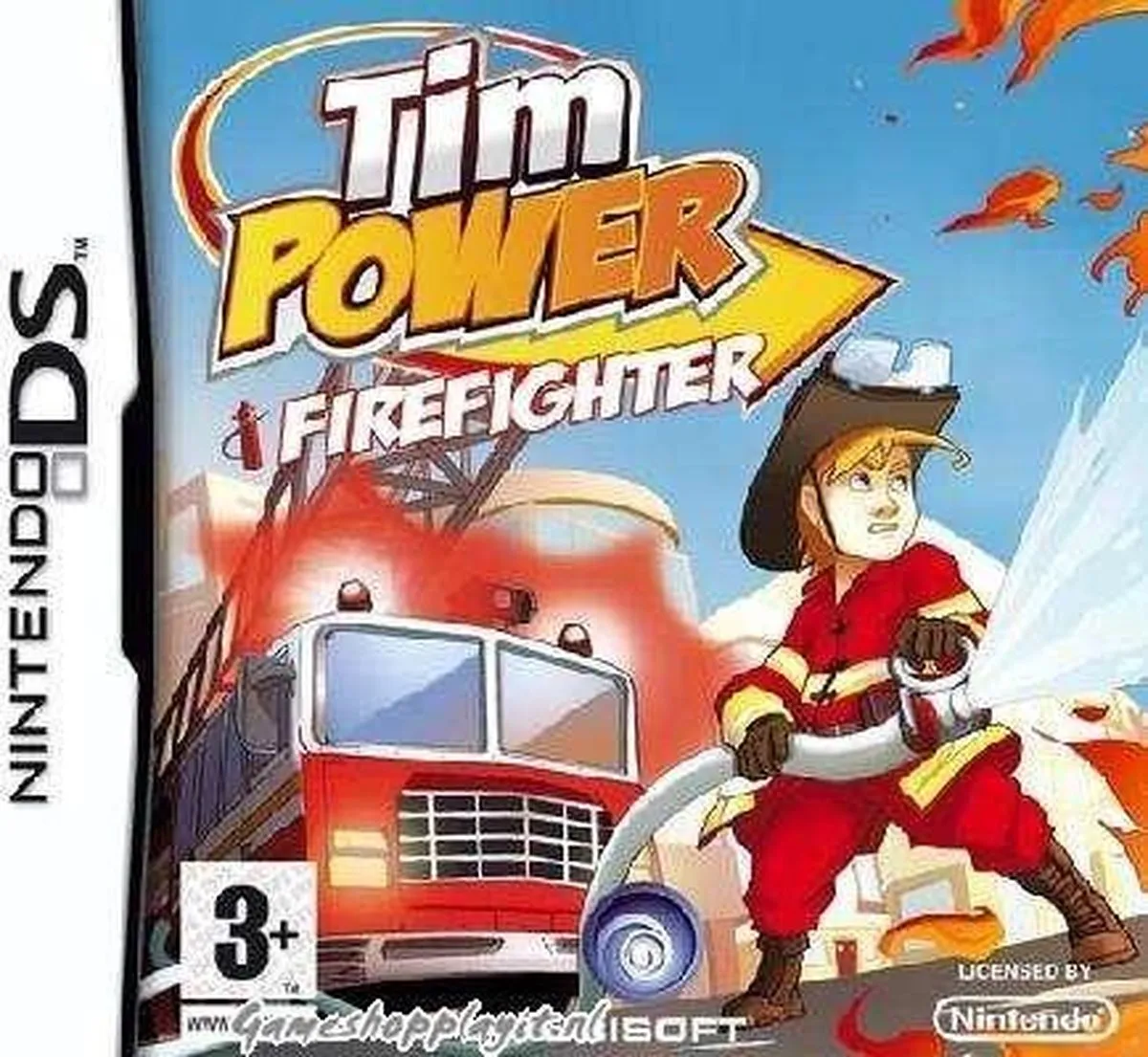 Ubisoft Sam Power Firefighter Nintendo DS