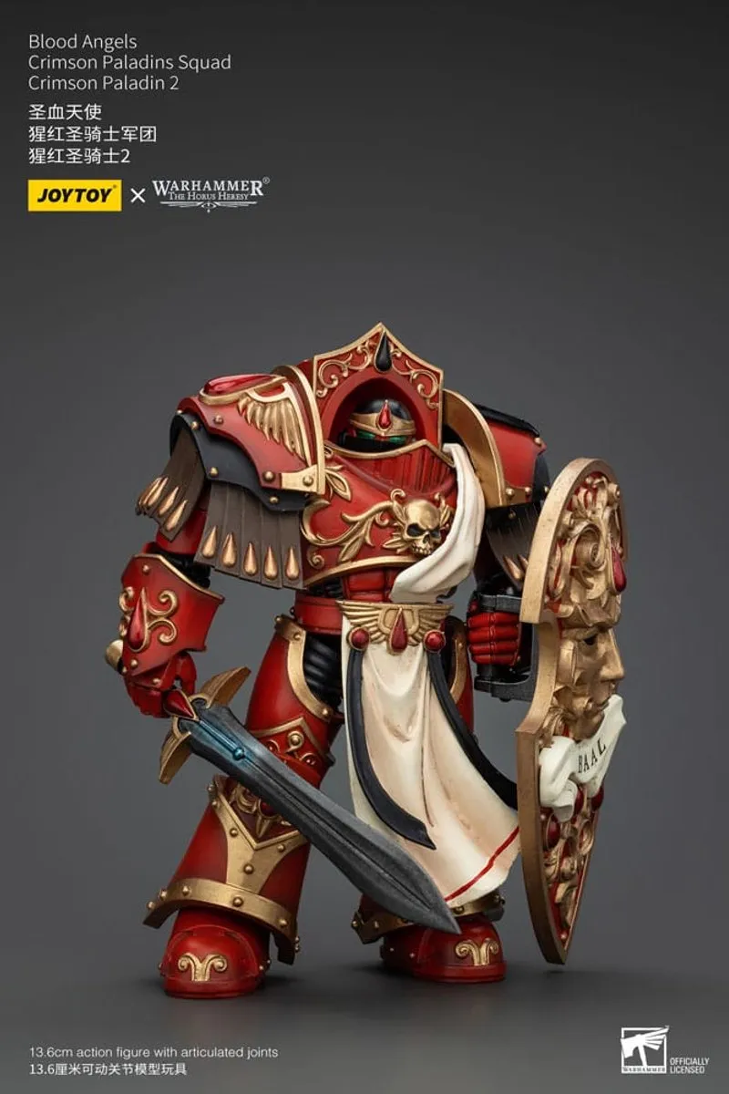 Joy Toy Warhammer The Horus Heresy Action Figure JT00324 - Blood Angels Crimson Paladins - 14cm - Multi