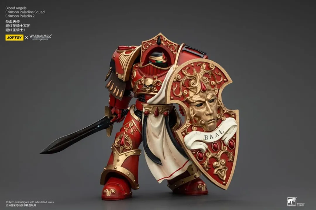 Joy Toy Warhammer The Horus Heresy Action Figure JT00324 - Blood Angels Crimson Paladins - 14cm - Multi