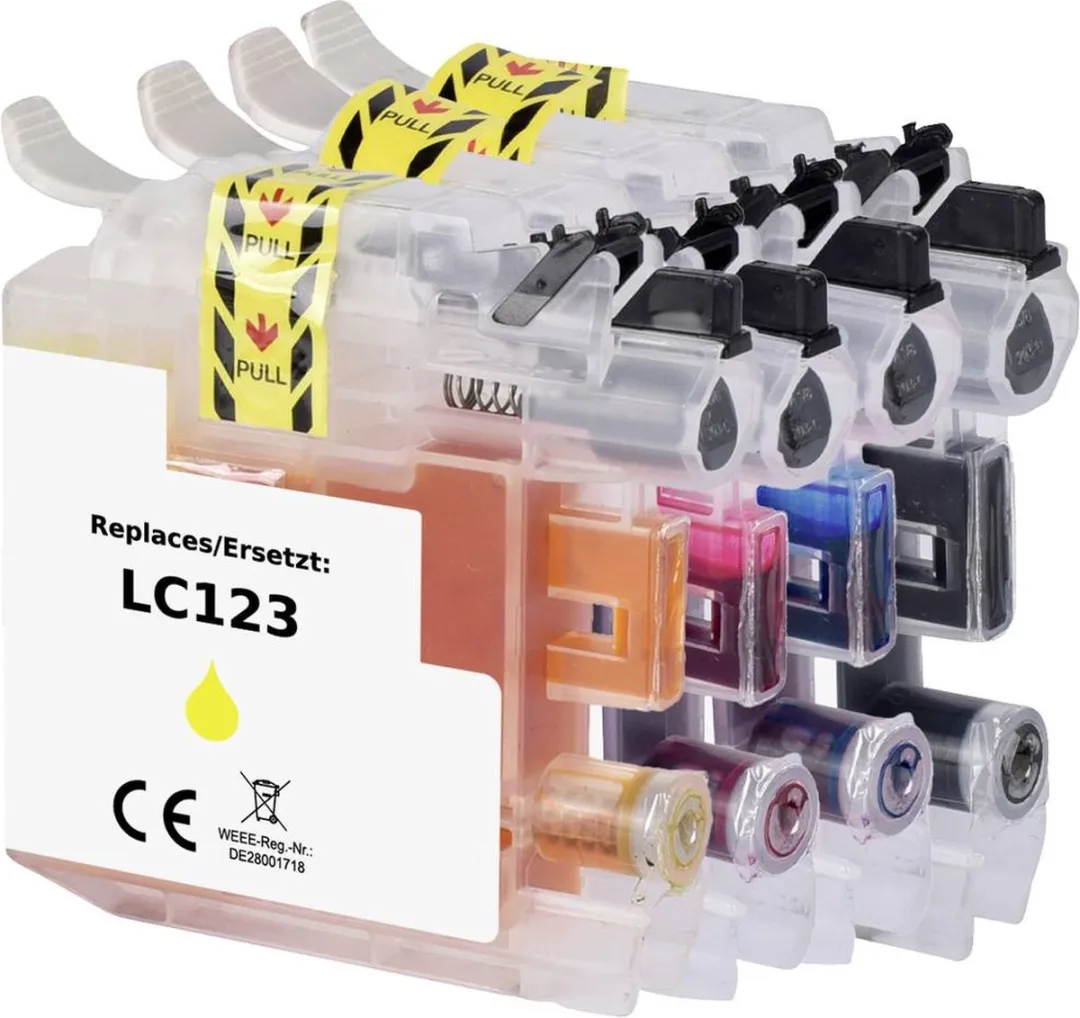 Renkforce Inktcartridge Combi RF-5679774 - Zwart/Cyaan/Magenta