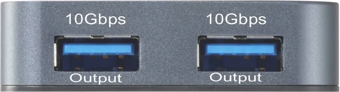 Renkforce RF-6416462 USB-Hub 4 Poorten USB 3.2 Gen2 - Aluminiumgrijs