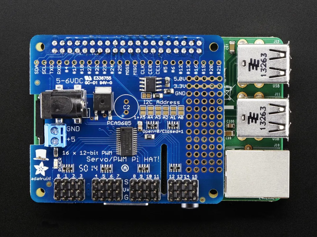 Adafruit 2327 16-Kanaals PWM/Servo Module