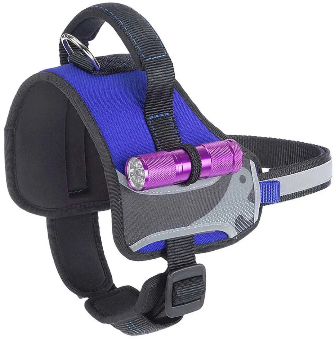 Ferplast Hercules Nylon Hondentuigje M - 43cm - Blauw