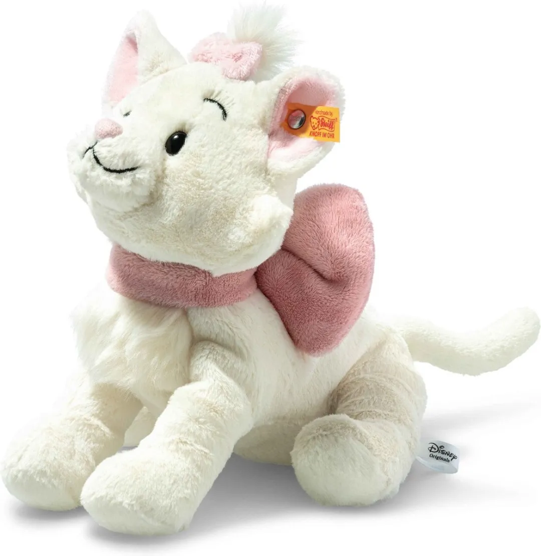 Steiff Disney Originals Marie Knuffelpop 24cm - Wit