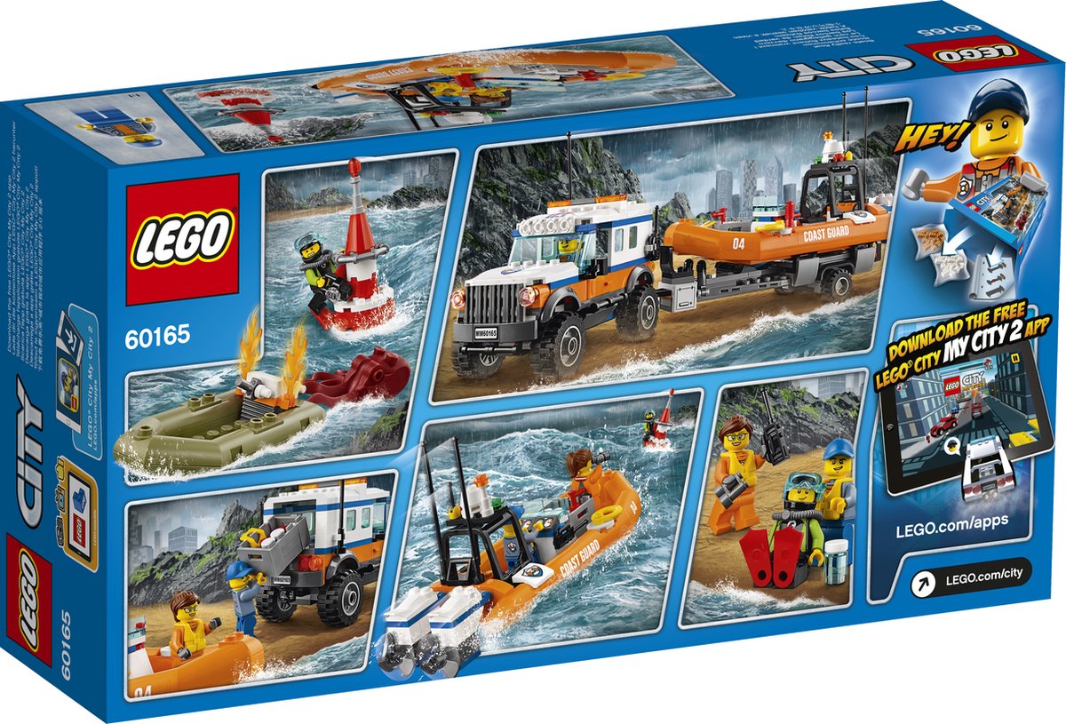 LEGO City 4x4 Reddingsvoertuig - 60165