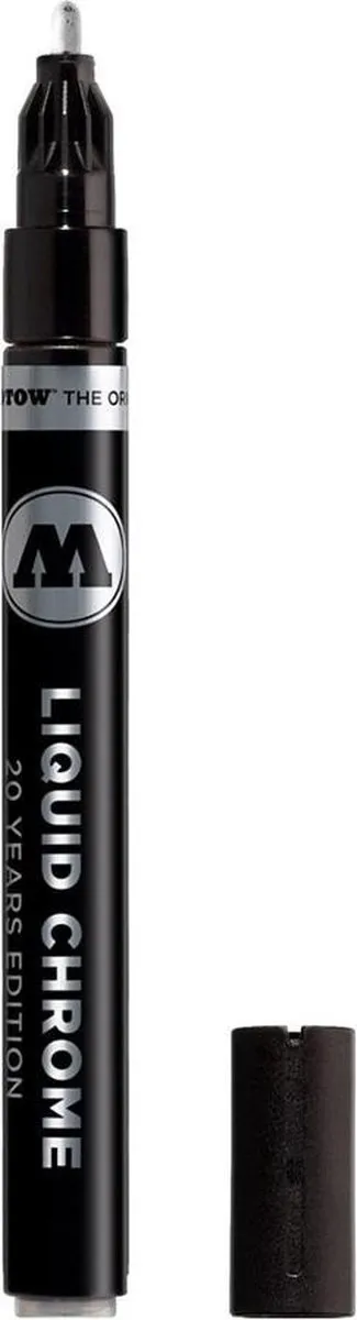 Molotow Liquid Chrome Marker - 2 mm - Stift met zilver spiegeleffect