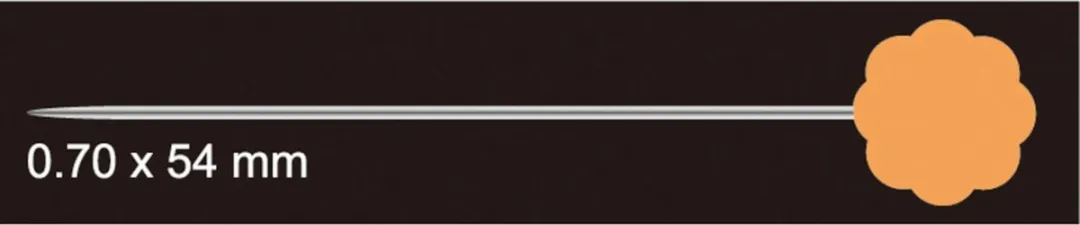Clover Flower Head Pins - 100 Stuks - afbeelding 2 van 2