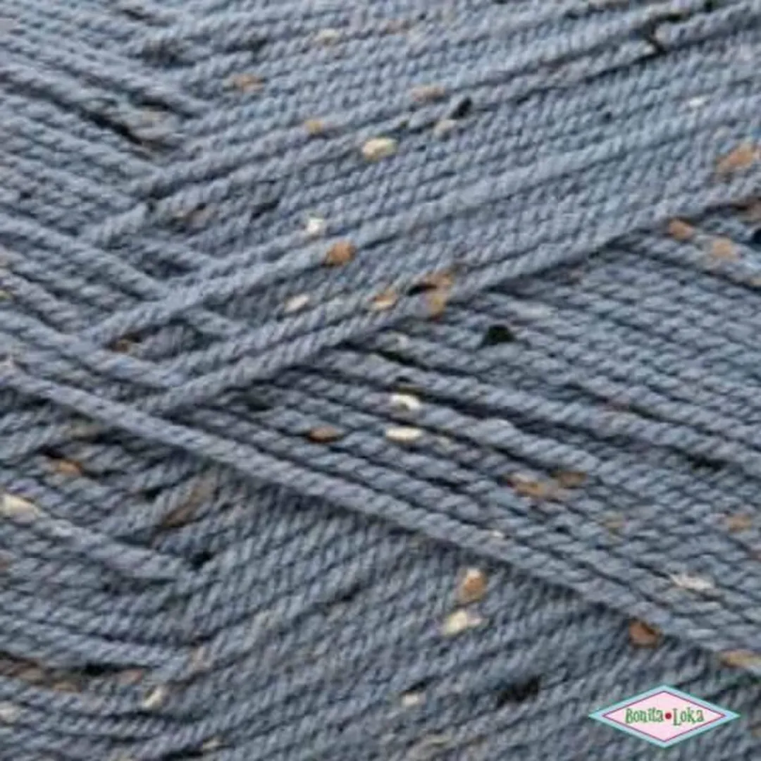 Rico Design Basic Super Big Tweed Aran - 400gr Blauw
