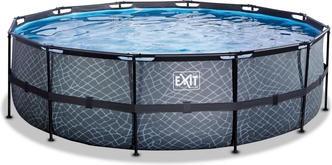 EXIT Stone Zwembad 488cm Grijs