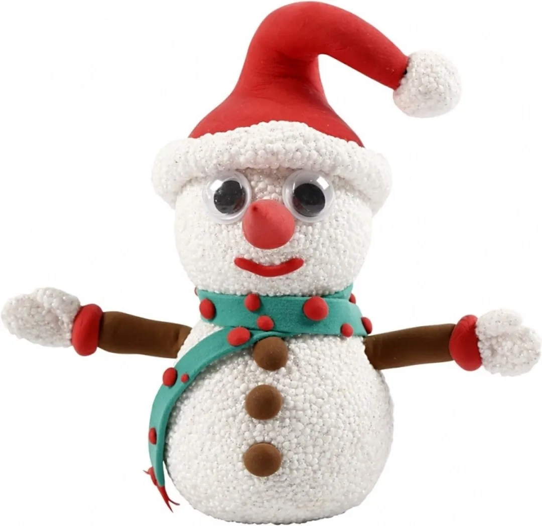 Glorex Hobby Kerst Knutselset Sneeuwpop - Multi