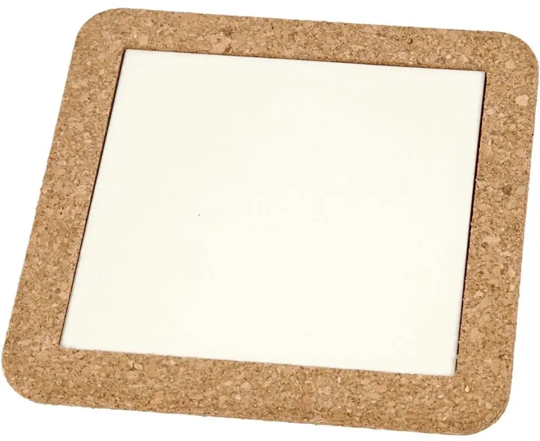 Creativ Company Onderzetters Kurk 15,5x15,5cm - 2 Stuks Multicolor