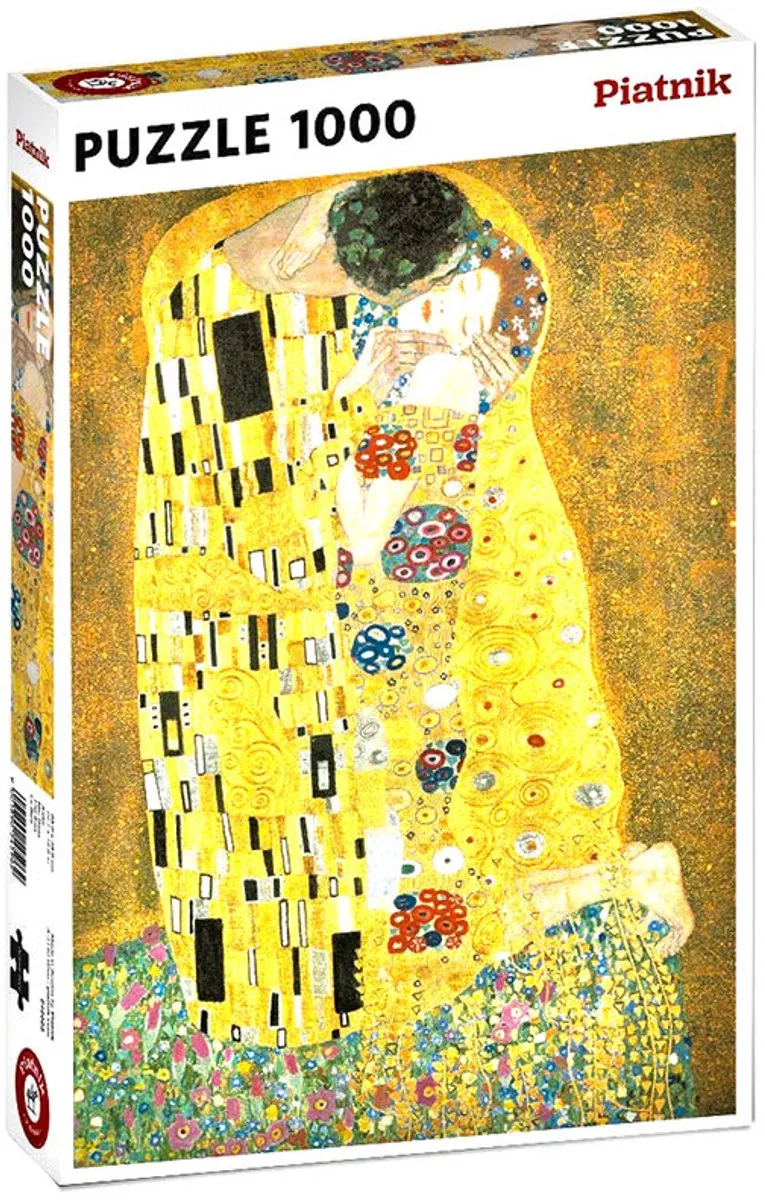 Puzzle Piatnik Metalizowane Klimt, Pocałunek, 1000 - Piatnik-puzzel Gemetalliseerd Klimt, De Kus, 1000