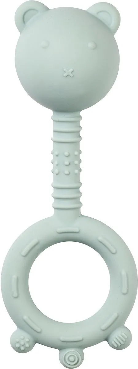 Nattou Silicone Rammelaar Beer 6cm