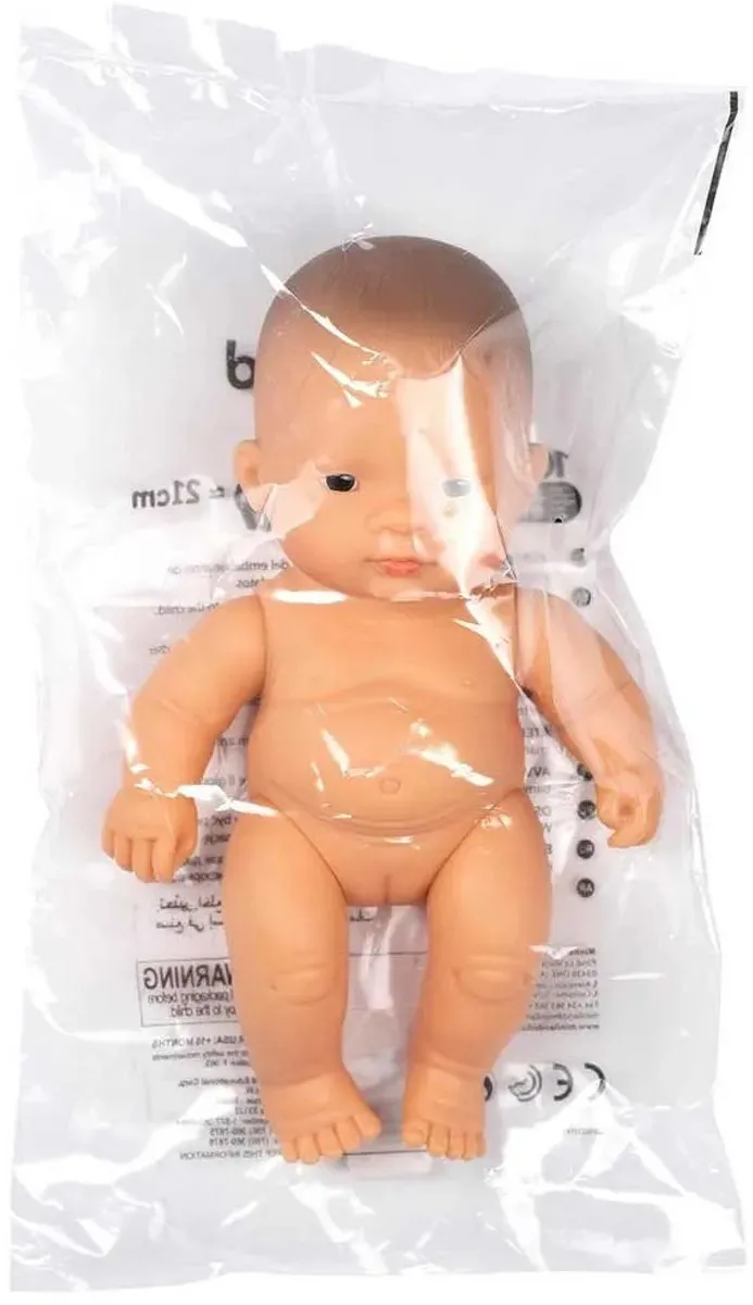 Miniland Babypop Aziatisch Meisje 21cm - Multicolor
