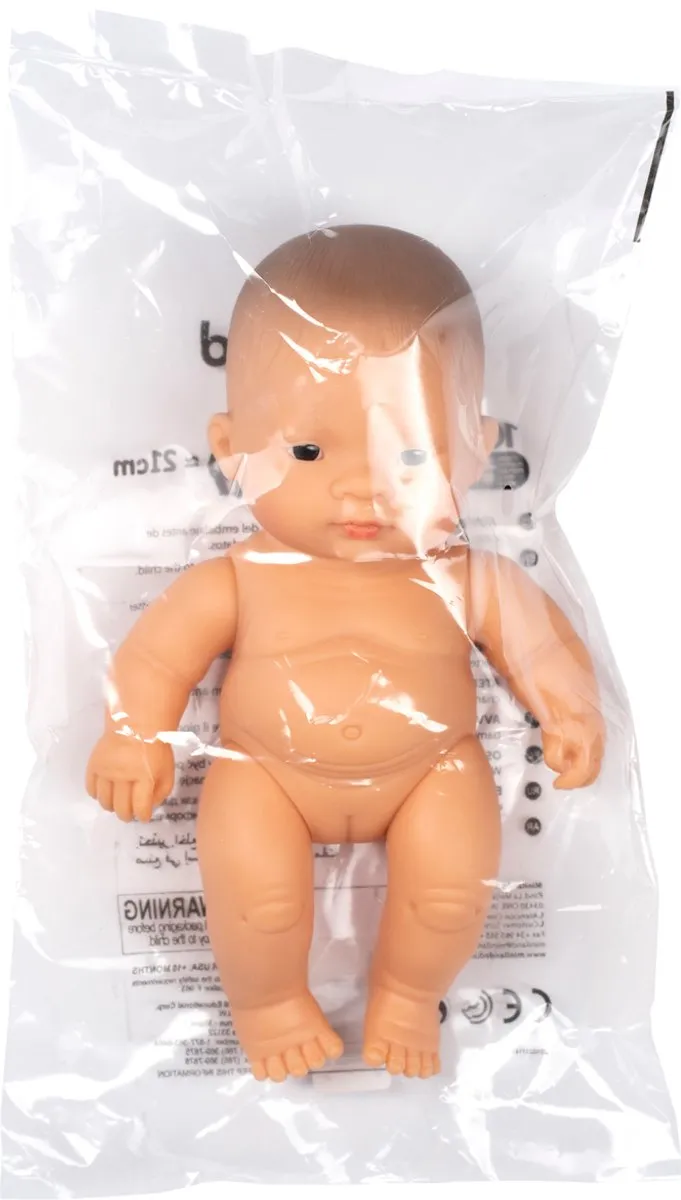 Miniland Babypop Aziatisch Meisje 21cm - Multicolor