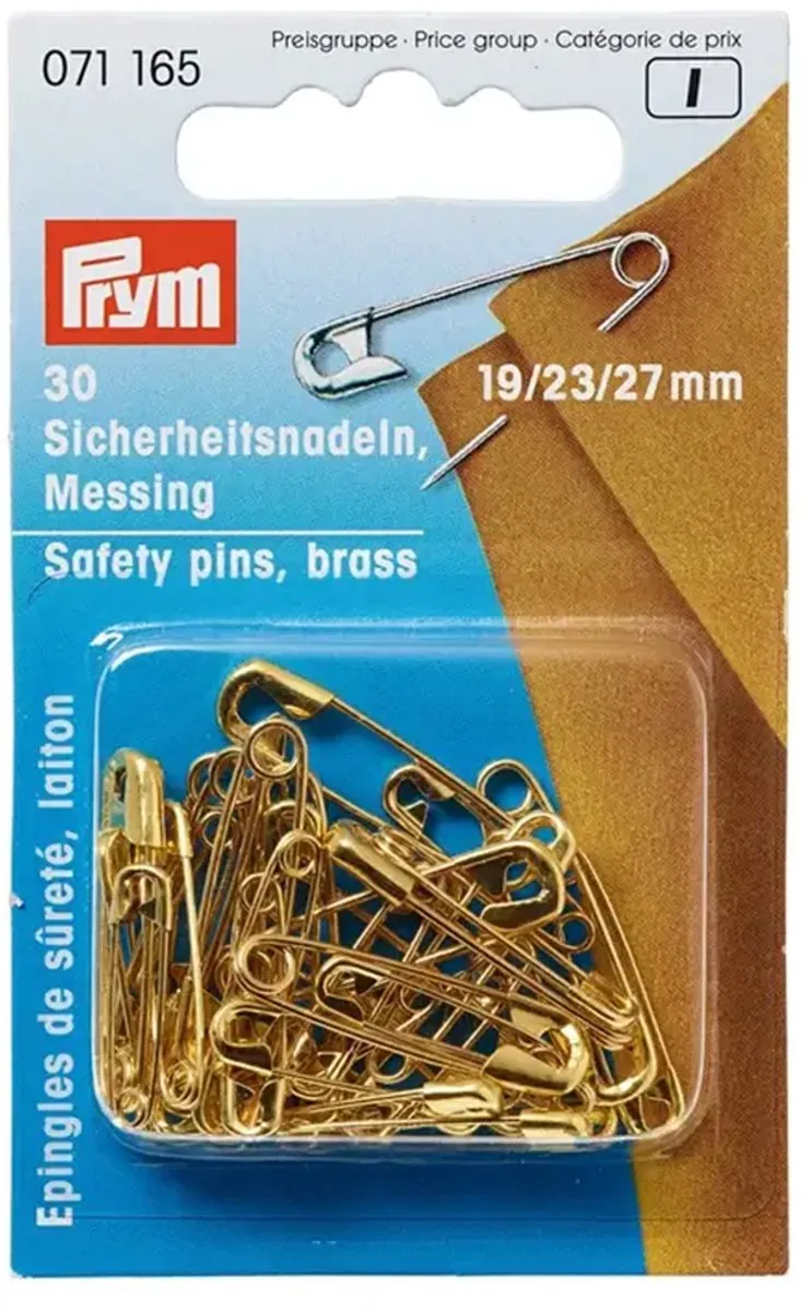 Prym Veiligheidsspelden - 30 Stuks - Goud