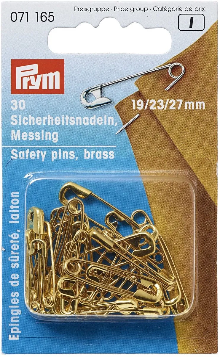 Prym Veiligheidsspelden - 30 Stuks - Goud