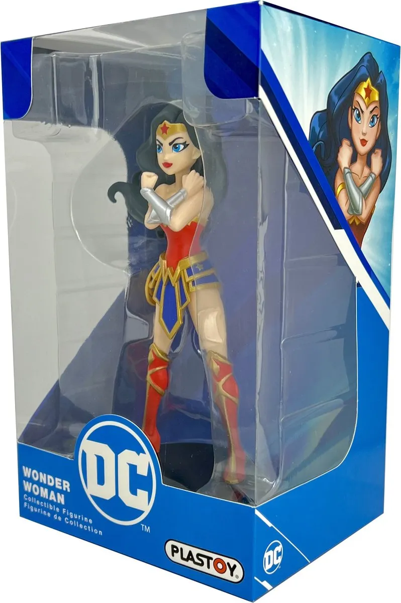 Plastoy DC Comics Wonder Woman Figuur 40107 - Veelkleurig